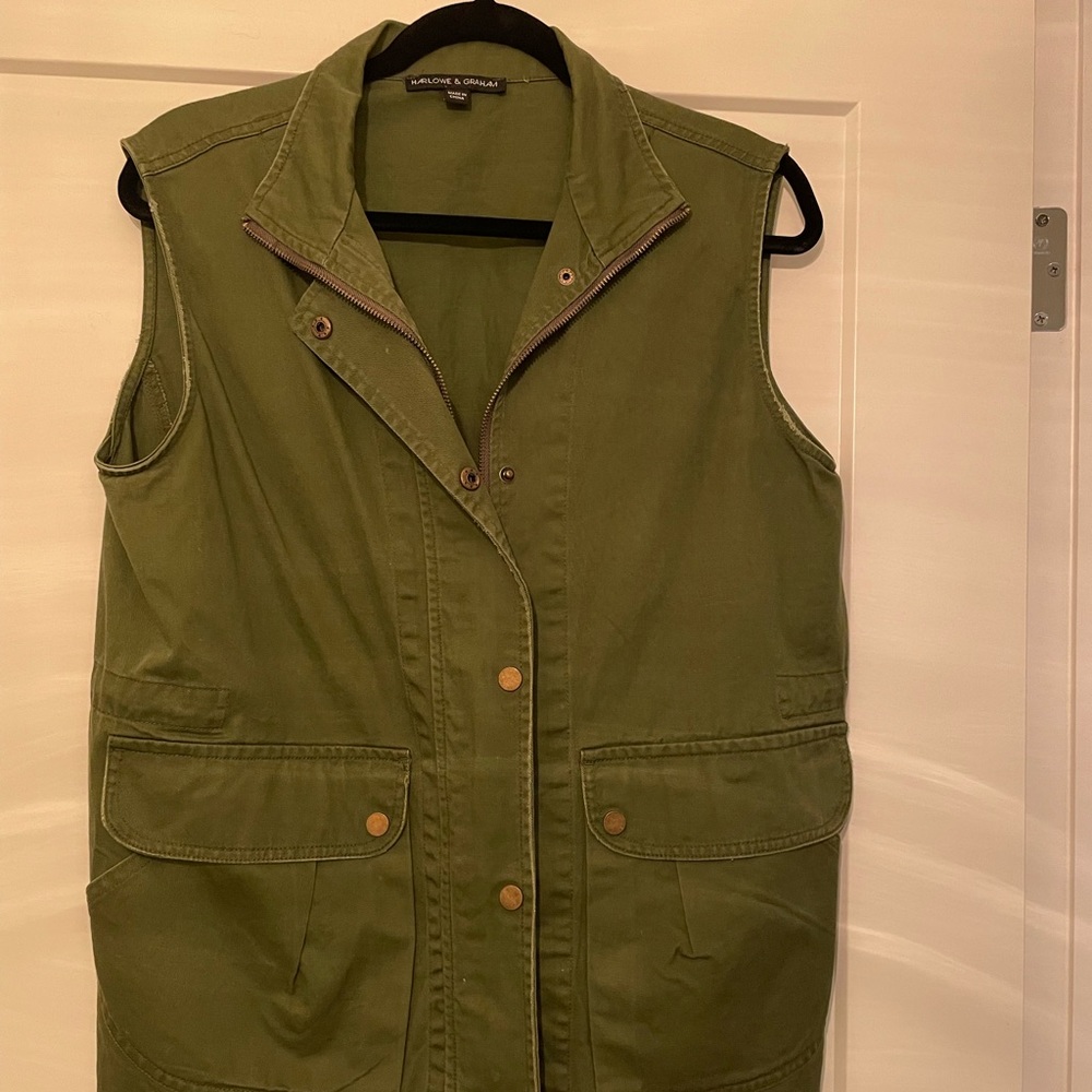 Cute green utility vest